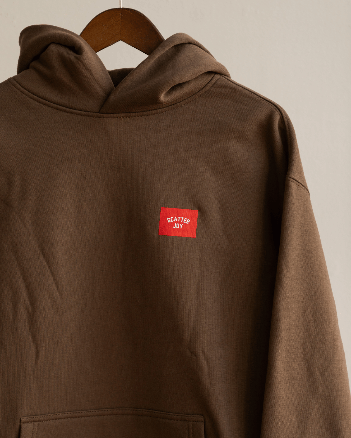 Red Tag Hoodie | The Scatter Joy Project