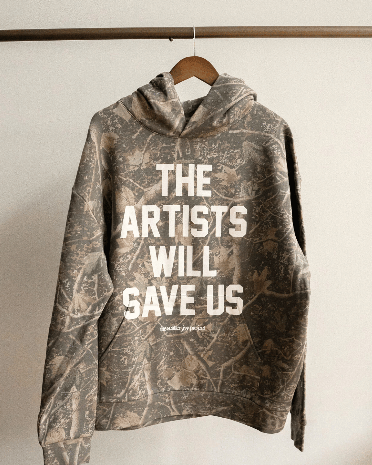 Artists Will Save Us Hoodie (Real Tree Camo)