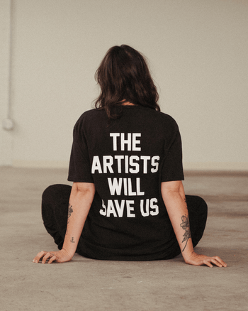 Artists Will Save Us (Stacked Badge) T-Shirt
