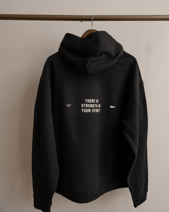 Strength In Your Story Hoodie (Black)