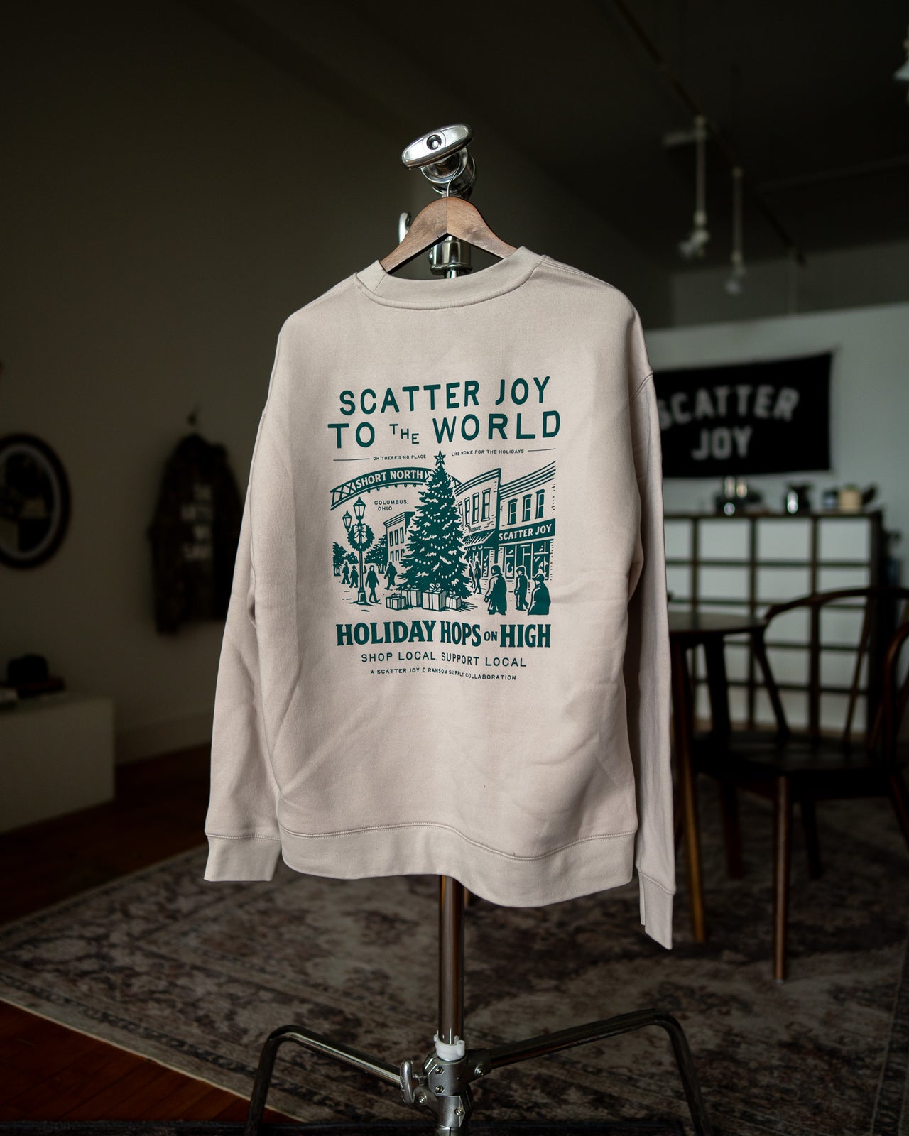 Holiday Market Crewneck (Scatter Joy & Ransom Supply) Pre-Order