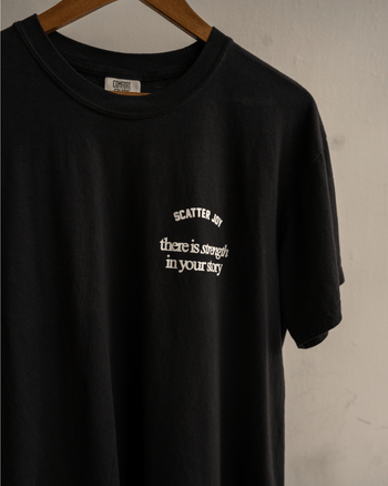 Strength in Your Story (Badge T-Shirt)